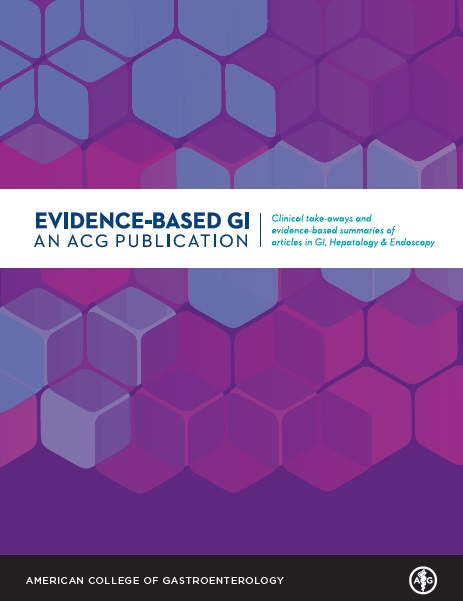 Evidence-based GI and ACG Publication Cover