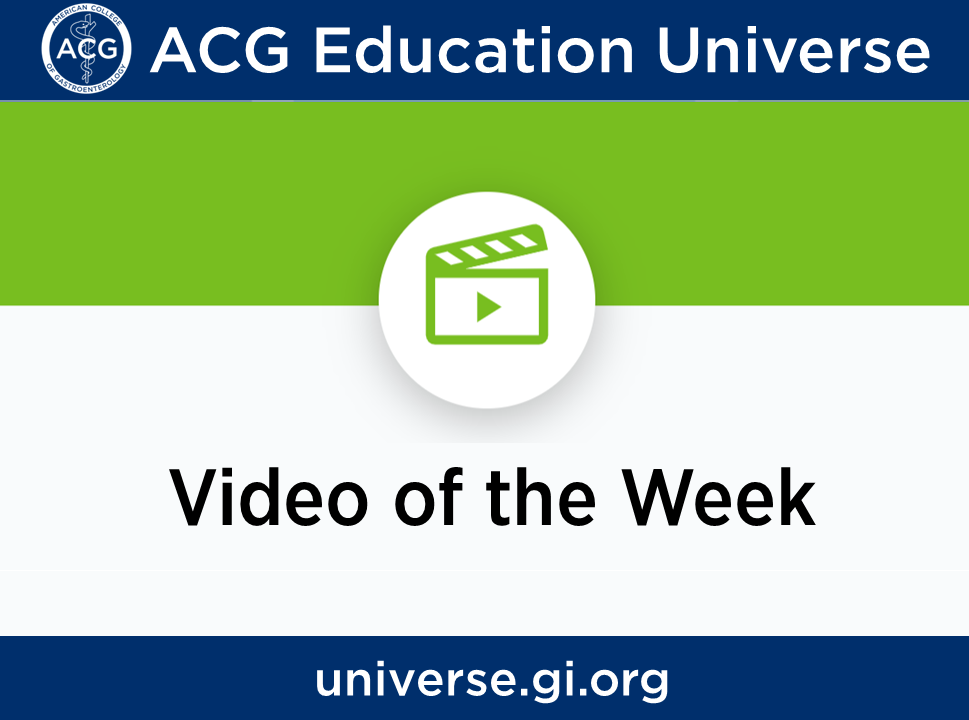 ACG Video of the Week Graphic