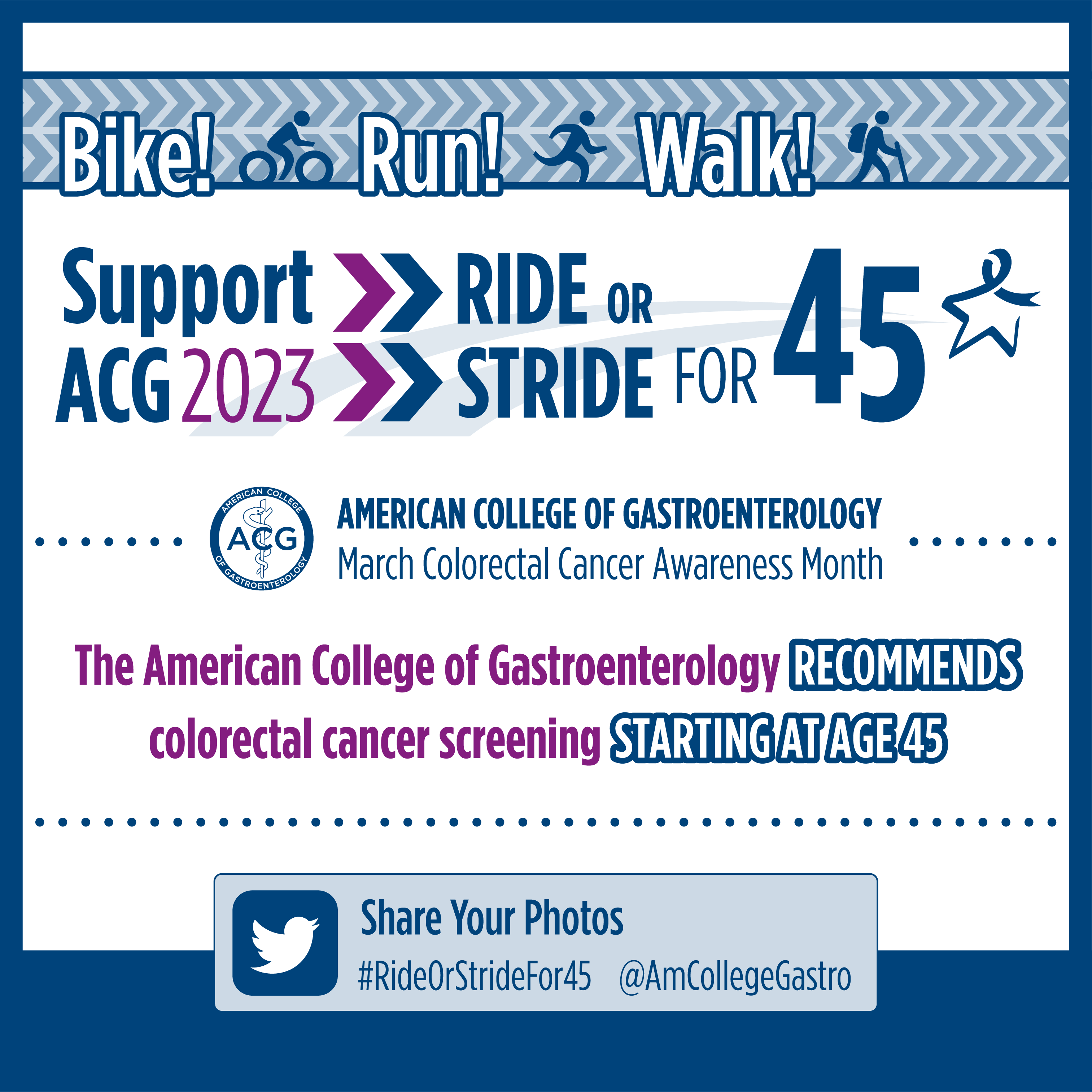 ACG 2023 Bike, Run, Walk, Ride or Stride Graphic